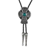 Bolo tie med korshänge och sten