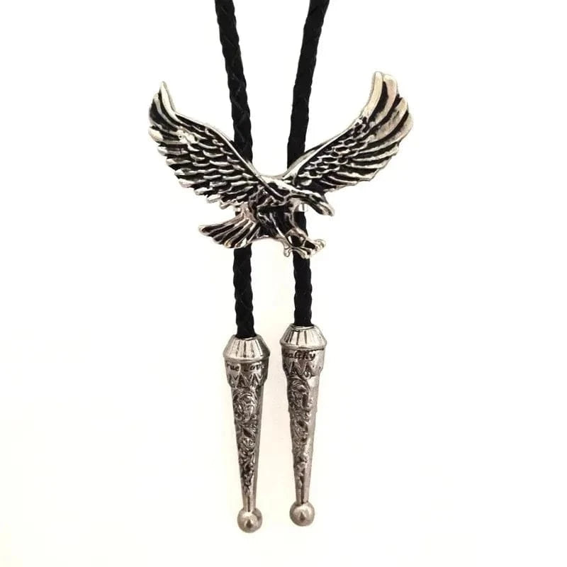 Bolo tie med örn i zinklegering