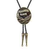 Bolo tie med örn och "American Pride"-emblem