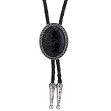 Bolo tie med oval ädelstensimitation