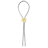 Bolo tie med rosrelief