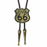Bolo tie med Route 66-emblem
