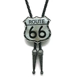Bolo tie med Route 66-emblem