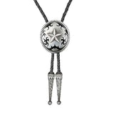 Bolo tie med stjärnmotiv i antik metall