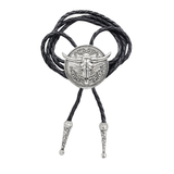Bolo tie med tjurhuvud i silver