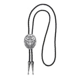 Bolo tie med tjurhuvud och pentagram