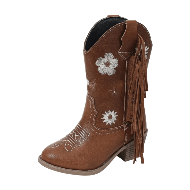 Bruna Cowboyboots för Flickor