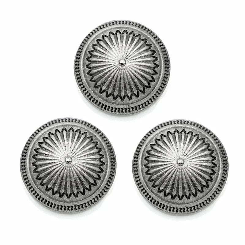 Concho Antiksilver Daisyformad