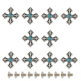 Concho korsdesign med turkos