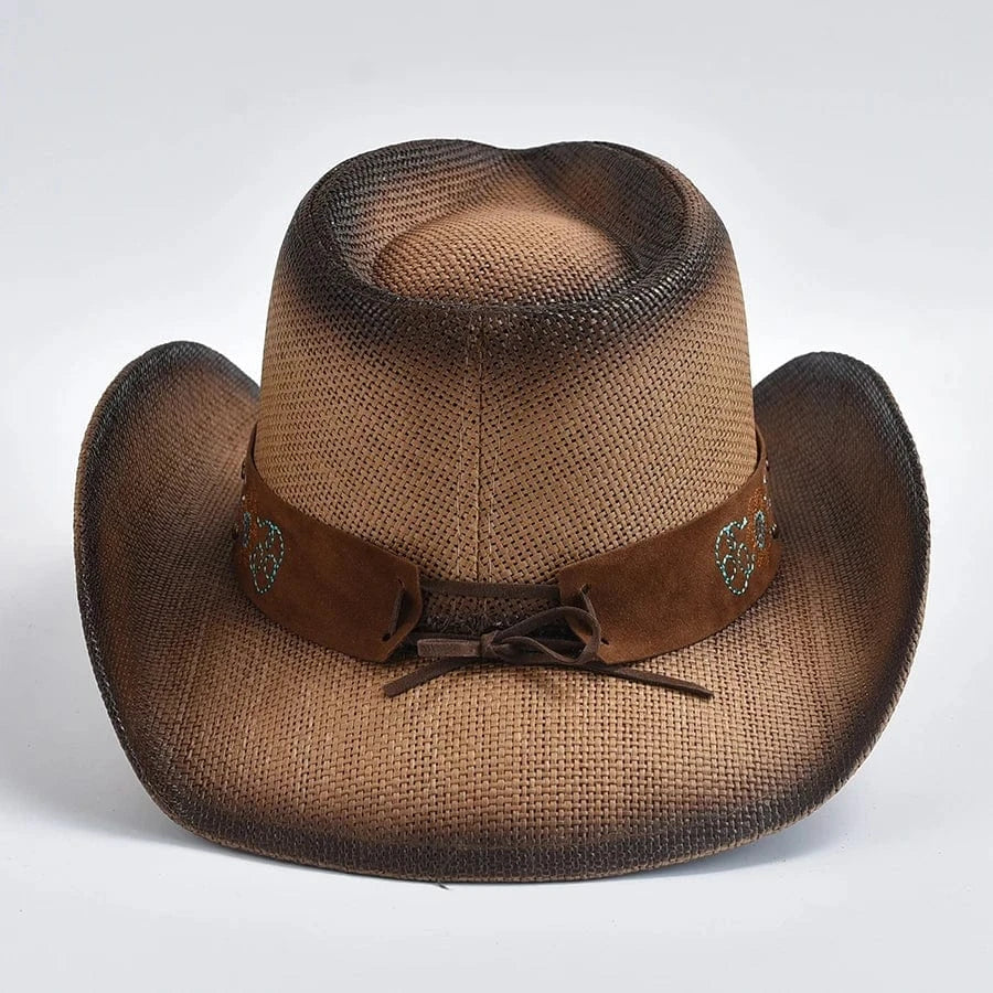 Cowboy Stråhatt med Smyckesbälte
