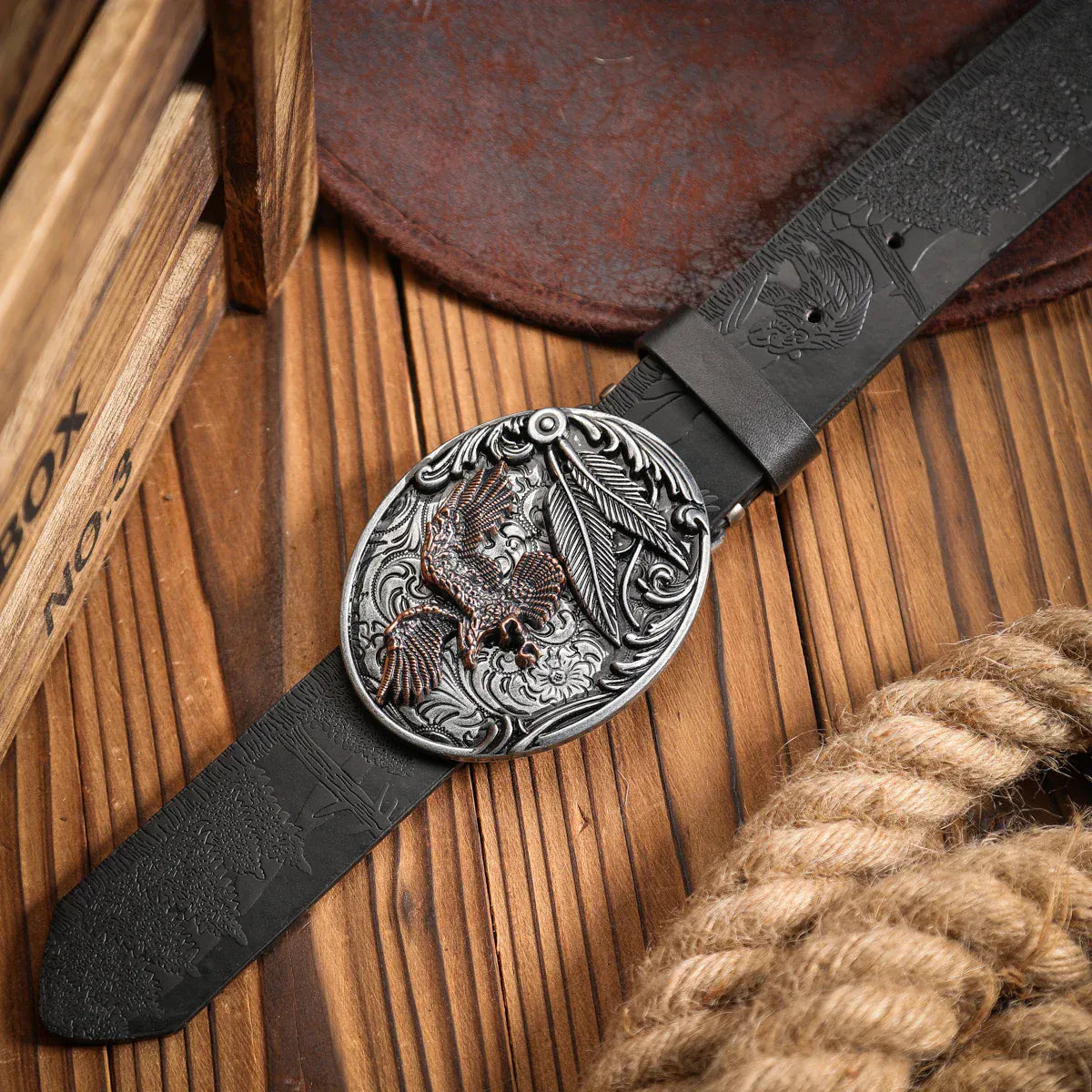 Cowboybälte antikt westernspänne