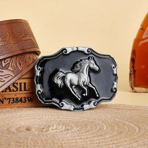Cowboybälte klassiskt hästspänne