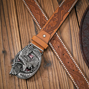 Cowboybälte med örnspänne