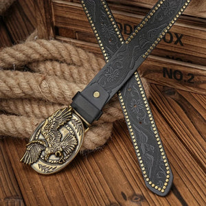 Cowboybälte med örnspänne