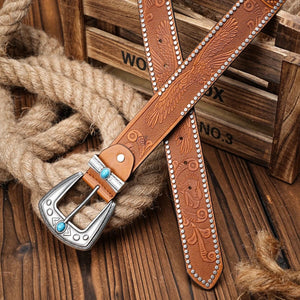 Cowboybälte silverspänne