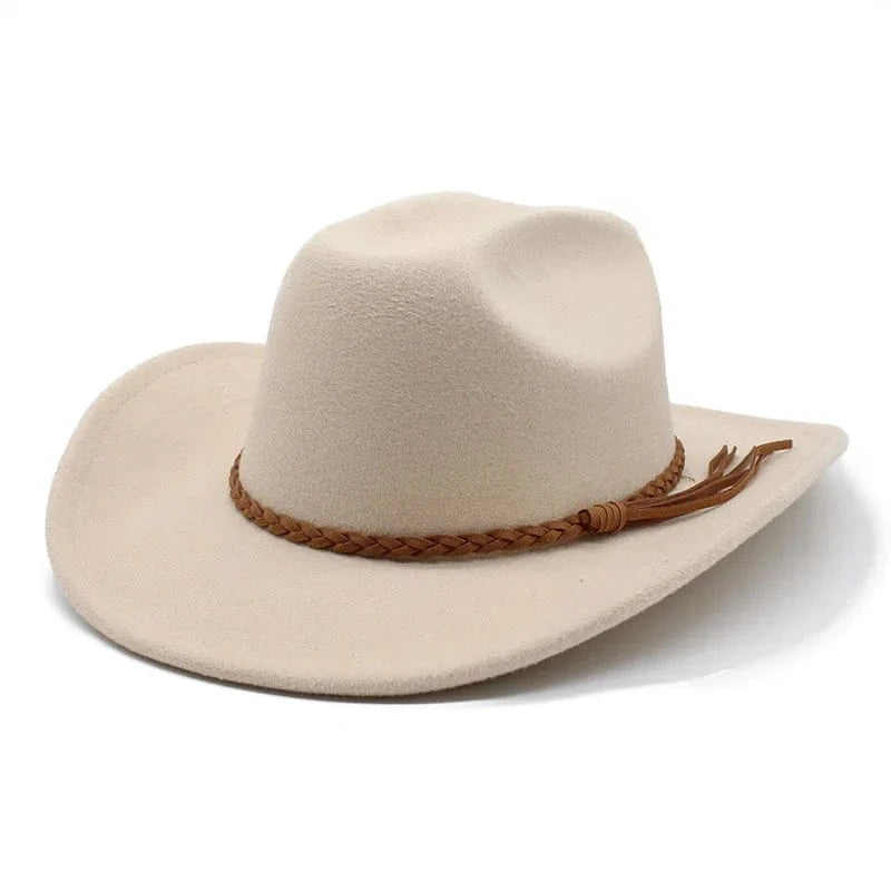 Cowboyhatt Flätad Rem