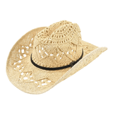 Cowboyhatt i Flätat Halm