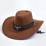 Cowboyhatt i konstmocka Brun / 56-58cm