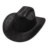 Cowboyhatt i vintageimitation av läder