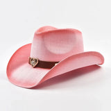 Cowboyhatt med Hjärtdekor