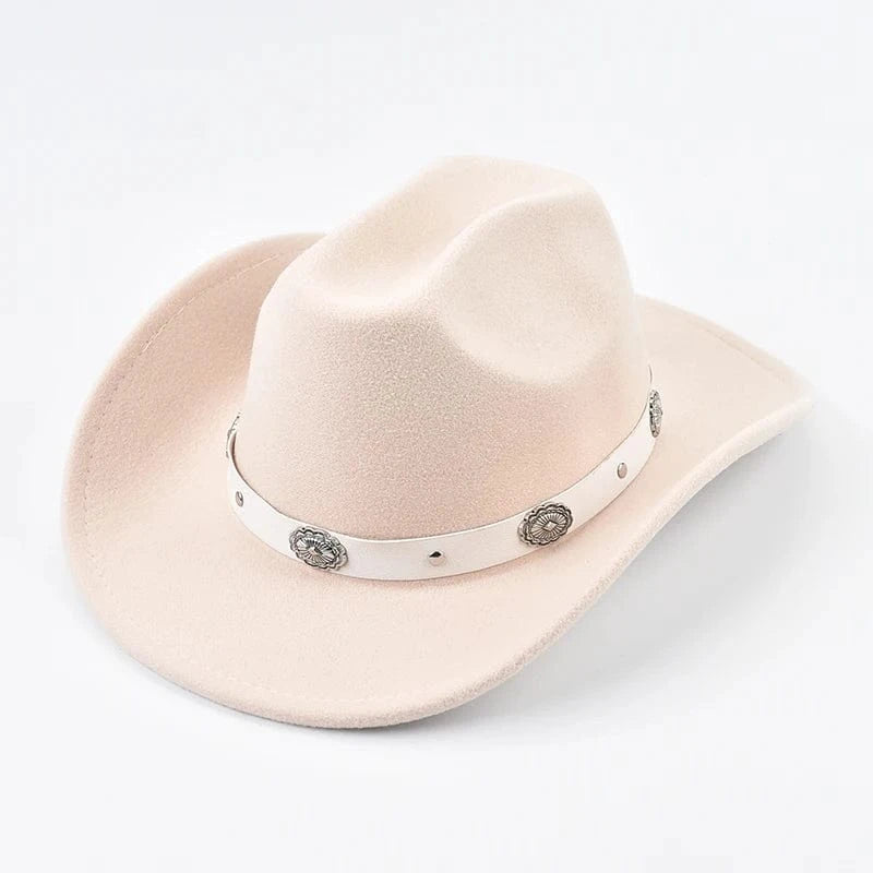 Cowboyhatt med Silverprydnad