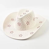 Cowboyhatt med strassstjärnor