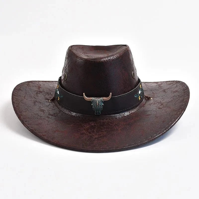 Cowboyhatt med Tjurhuvud