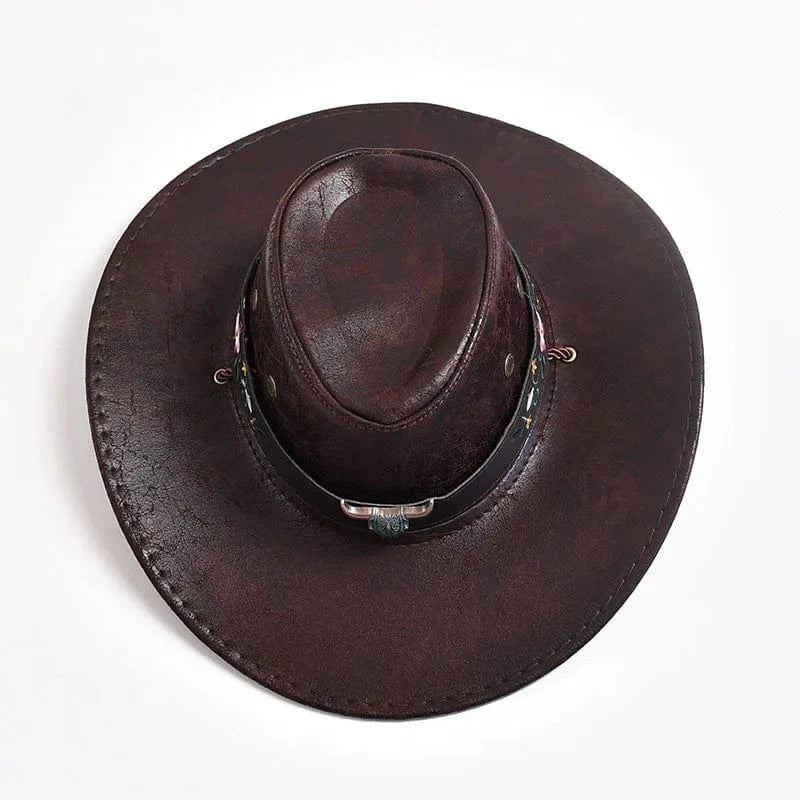 Cowboyhatt med Tjurhuvud