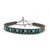 Cowboyhattband broderade pärlor