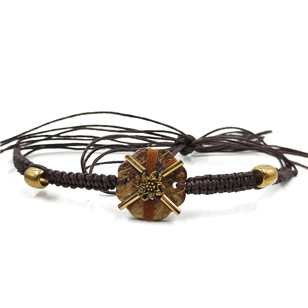 Cowboyhattband flätad snörning