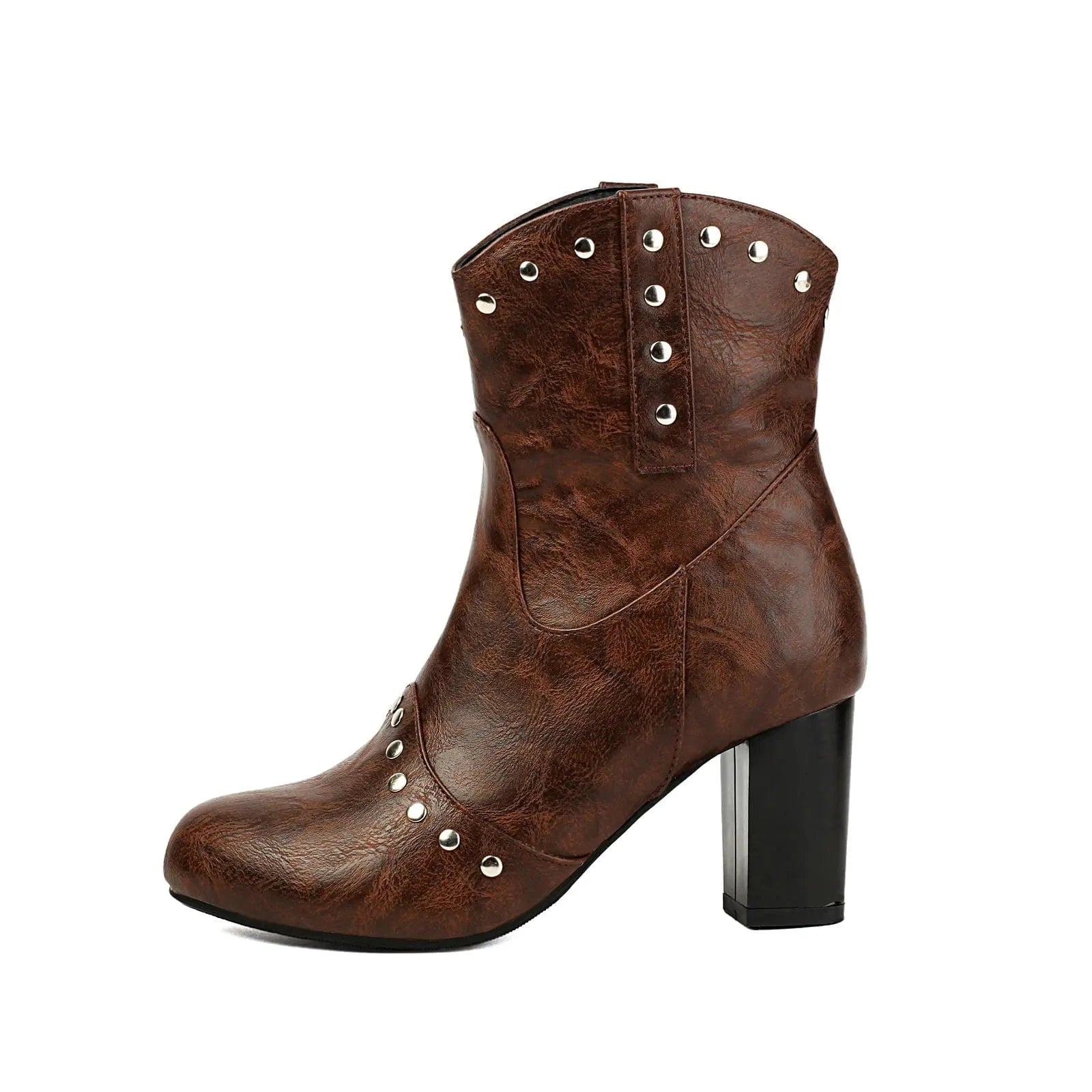 Cowgirl-Ankelboots med Nitar