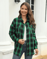 Cowgirl rutig flanellskjorta