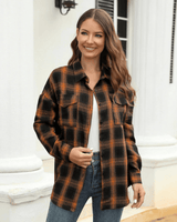Cowgirl rutig flanellskjorta