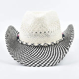 Cowgirlhatt i handflätad halm