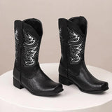 Cowboy boots svarta