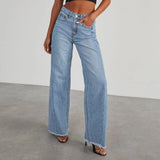 Cropped jeans dam