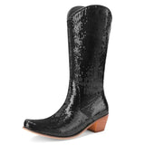 Cowboyboots med Paljetter för Dam