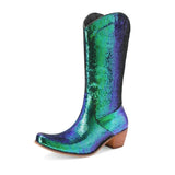 Cowboyboots med Paljetter för Dam