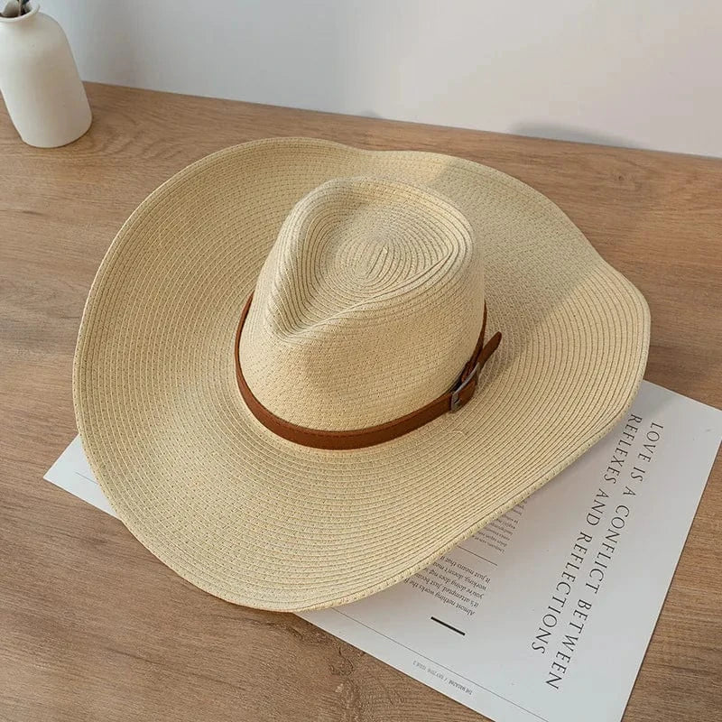 Elegant bredbrättad Cowboyhatt dam