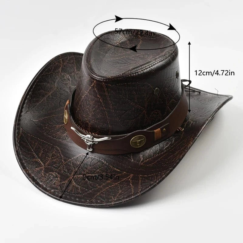 Elegant Cowboyhatt i Konstläder