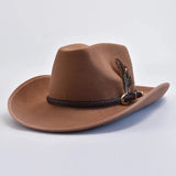 Elegant Cowboyhatt i Mjuk Filt