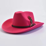 Elegant Cowboyhatt i Mjuk Filt
