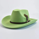 Elegant Cowboyhatt i Mjuk Filt