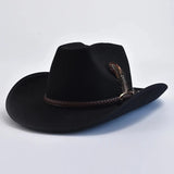 Elegant Cowboyhatt i Mjuk Filt