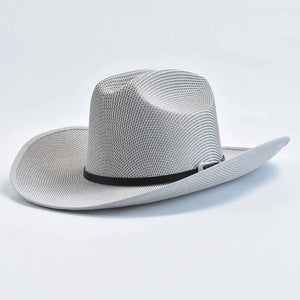 Elegant cowboyhatt i sommar Grå / One Size