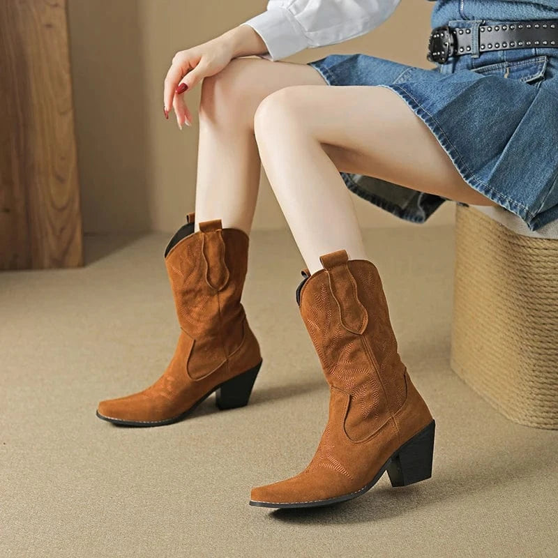 Cowboy boots mocka