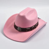 Filthatt Cowboy med Läderbälte