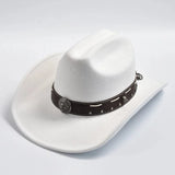 Filthatt Cowboy med Läderbälte