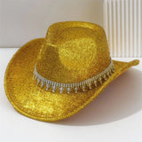 Glittrig cowboyhatt