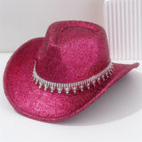 Glittrig cowboyhatt
